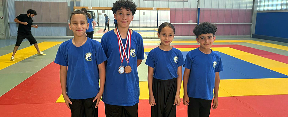 Anes Benabass double 3 eme place en arme courte et mains nues en coupe de France